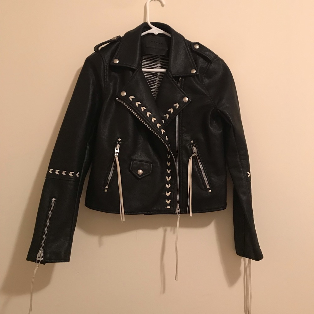 Blank NYC faux leather jacket